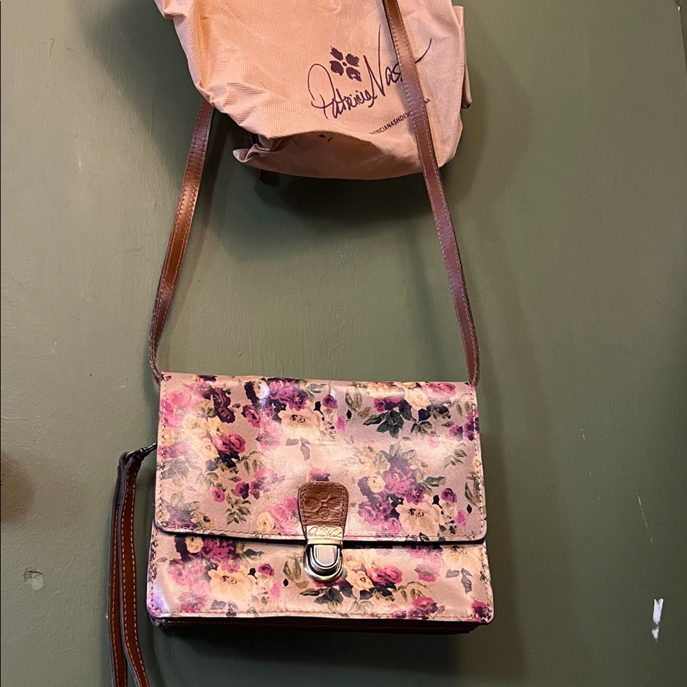Patricia Nash Multicolor Floral Crossbody Bag